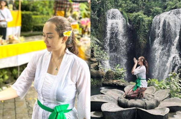Aura Kasih Unggah Potret Jalani Tradisi Melukat di Bali, Tuai Kontroversi Netizen