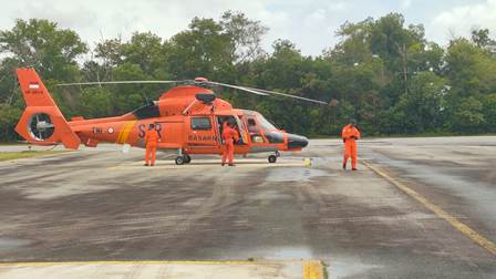 Helikopter Rombongan Kapolda Jambi Jatuh, Basarnas Pekanbaru Diterjunkan Bantu Evakuasi