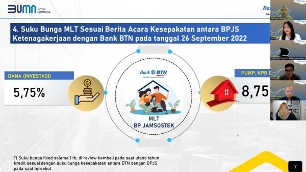 Webinar Sama Rasa, BPJamsostek Surabaya Darmo Edukasi Program MLT dan Benefit Produk KPR