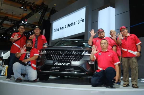 Wuling Alvez di Indonesia International Motor Show 2023, Primadona Small SUV dengan Harga Termurah