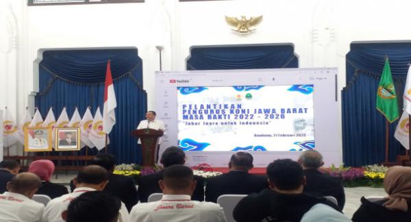 Resmi Dilantik Jadi Ketua KONI, Budiana: Komitmen Mengawal Olahraga Jawa Barat