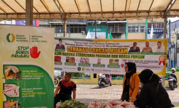 Pemko Padang Sidempuan Gelar Pangan Murah Jelang Ramadhan