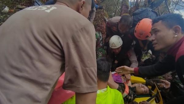 Kapolda Jambi dan Rombongan Korban Helikopter Jatuh Berhasil Dievakuasi
