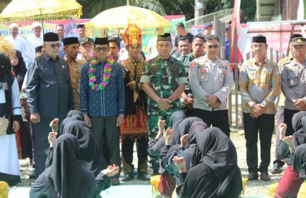 Dandim 0107/Aceh Selatan Hadiri Peringatan Hari Jadi Ke-12 Kecamatan Kota Bahagia
