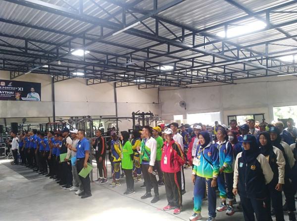 Porprov XI NTB, Pertandingan Cabor Muaythai Berlangsung Hari ini di Poenix Gym Senggigi