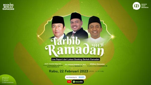 Bantu Daerah 3T, IZI Launching Booking Berkah Ramadhan 1444 H