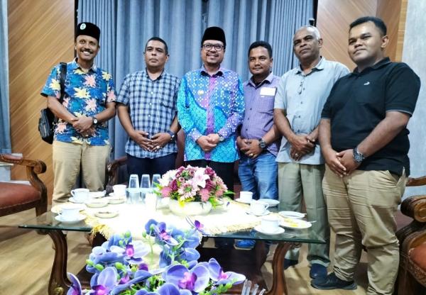 Pj Bupati Sambut Baik Audensi Pengurus PWI Aceh Utara