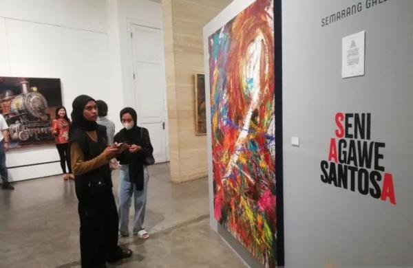 Puluhan Seniman Lintas Generasi Unjuk Gigi di Pameran Bertajuk Seni Agawe Santosa