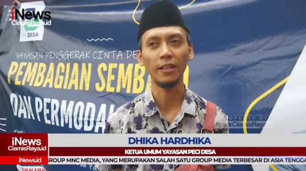 VIDEO: Apresiasi Gotong Royong Warga di Budiasih Ciamis Renovasi RTLH, Yayasan Peci Bagikan Sembako