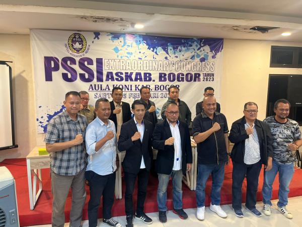 Lewat Kongres Luar Biasa, Asprov PSSI Jabar Tetapkan Iswahyudi jadi Ketua Askab PSSI Bogor 2023-2027