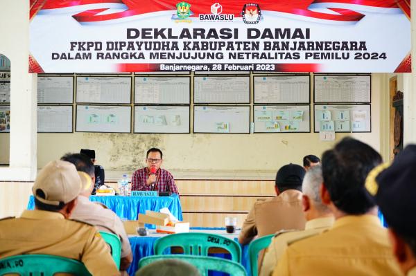 FKPD Dipayuda Deklarasi Damai dan Netral di Pemilu 2024