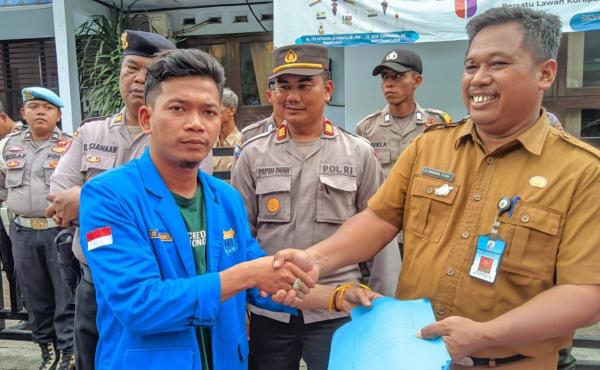 PC PMII Lebak Demo Disperindag Menyoal Dugaan Pungli Pasar hingga Lonjakan Harga Bahan Pokok