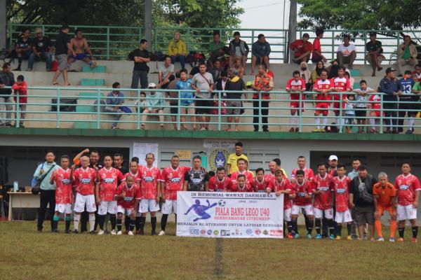 Insan Sepakbola di Kabupaten Bogor Gelar Turnamen U-40 Antar Desa dan Kelurahan di Citeureup