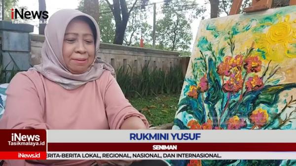 VIDEO: Puluhan Seniman Lukis Kota Tasikmalaya Melukis Bersama dengan Masyarakat di Halaman GCC
