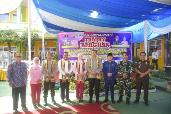 Peringati HUT Yayasan Kemala Bhayangkari ke-43, SMP dan SMA se-Kabupaten Lampung Ikut Olimpiade