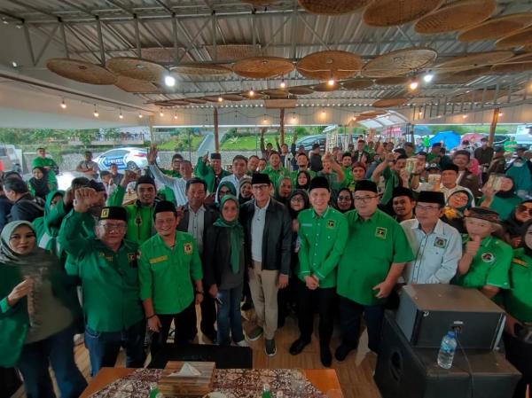 Sandiaga Uno Temui Ratusan Kader PPP saat Kunjungi Kabupaten Kuningan