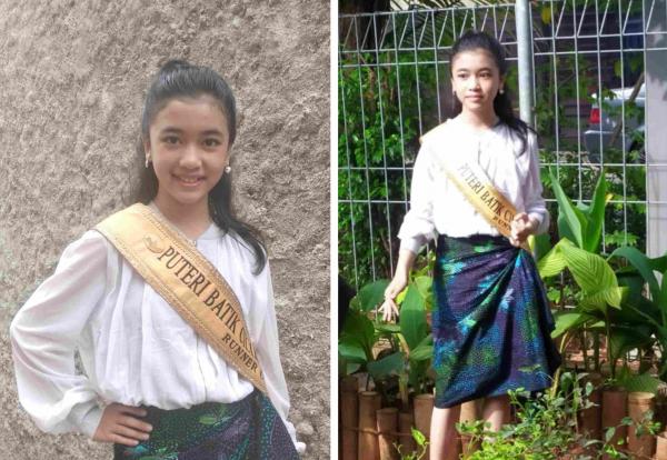 Putri Batik Cilik Indonesia Hijaukan Kebun Organik Rumah Lansia