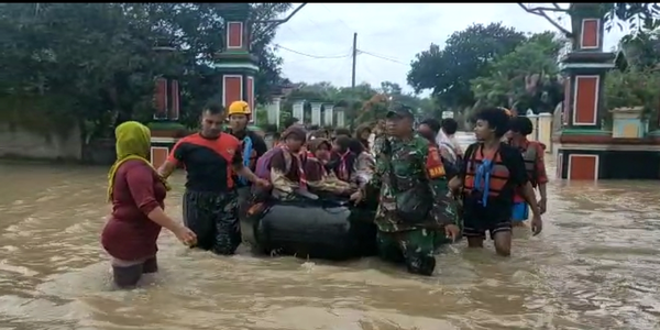 Terendam Banjir, Puluhan Warga di Sragen Diungsikan