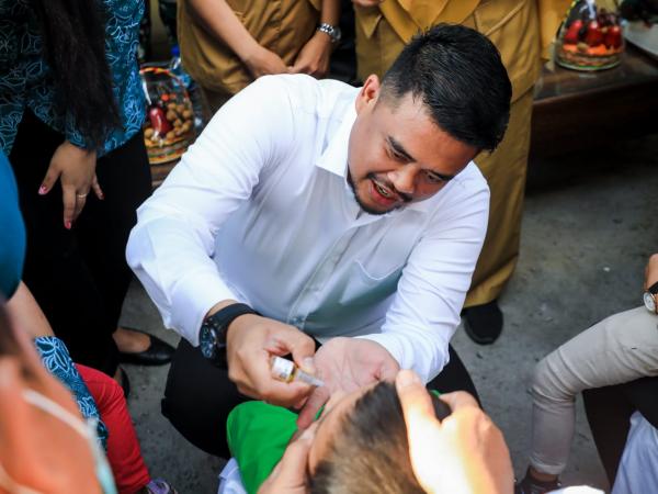 Dinkes Medan Perpanjang Sub Pin Polio Tahap Pertama Guna Mencapai Target