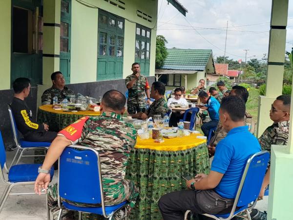 Dalam Rangka Pilkakam Serentak, TNI Pererat Sinergi bersama Pemerintah Kecamatan Blmbangan Umpu