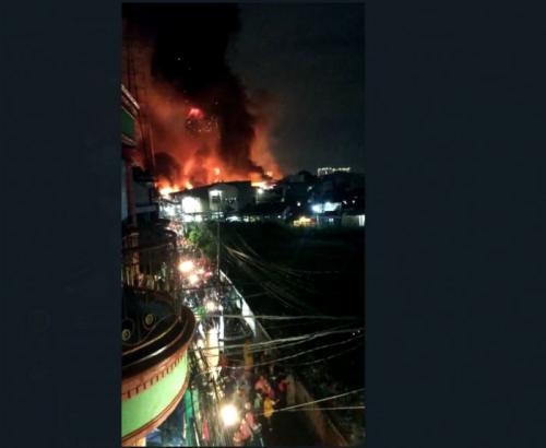 Depo Pertamina Plumpang di Jakarta Utara Kebakaran