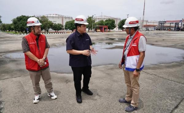 Erick Thohir Pastikan Stok BBM di Depo Pertamina Plumpang Aman