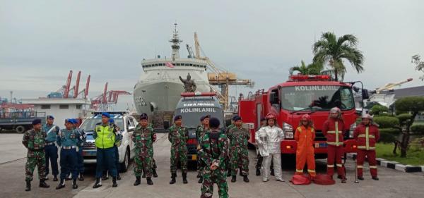 Konlinlamil TNI AL Siapkan KRI Banda Aceh-593 untuk Menampung Korban Plumpang
