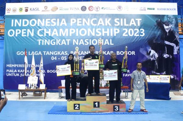 SH Terate Cabang Bogor Jadi Tim Terbaik di Turnamen Indonesia Pencak Silat Open Championship 2023