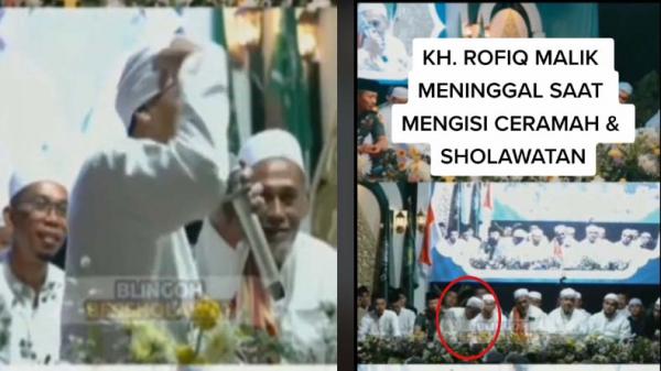 Detik-detik KH Rofiq Malik Wafat saat Isi Ceramah, Tumbang setelah Baca Sholawat
