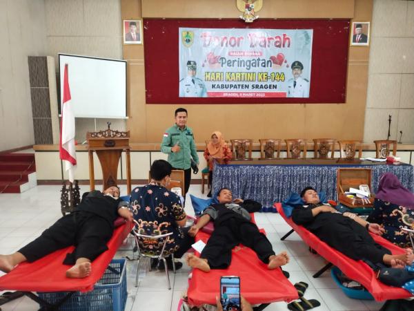Peringati Hari Kartini, SH Terate Cabang Sragen Ikuti Giat Donor Darah