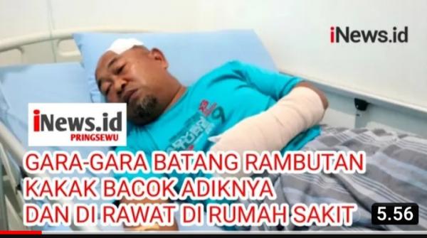 Video Wawancara Pelaku Pembacokan Gara-gara Buah Rambutan di Pringsewu