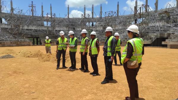 Komisi III DPRD Bangka Barat Nilai Ada Kemajuan Pembangunan Sporthall dan Stadion