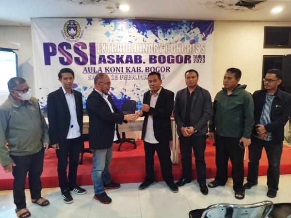 Asprov PSSI Provinsi Jabar Sahkan  Komite Eksekutif Asosiasi PSSI Kabupaten Bogor Periode 2023-2027