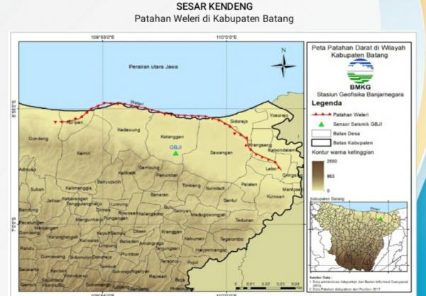 8 Desa di Kabupaten Batang Potensi Diguncang Gempa