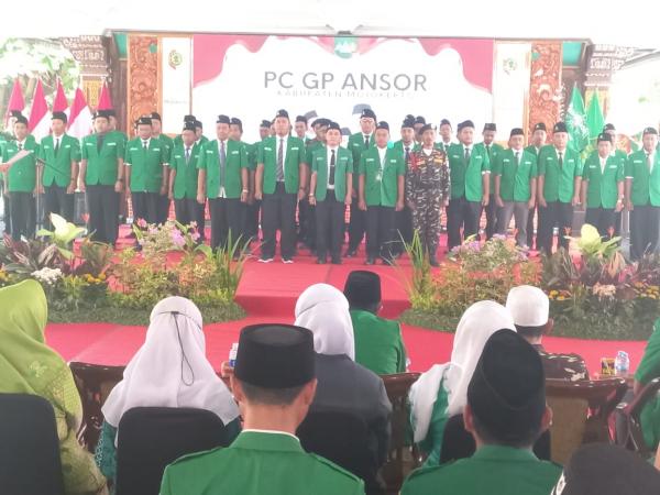 Gus Barra Dilantik Jadi Ketua GP Ansor Mojokerto, Gus Muhammad Abid Umar Faruq: Spektakuler