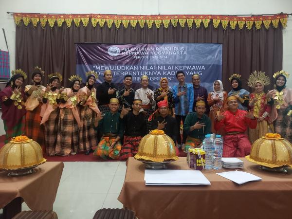 Di Bawah Nahkoda Andi Syahrul Syahada, Pengurus Kepmawa Yogyakarta Periode 2023-2024 Resmi Dilantik