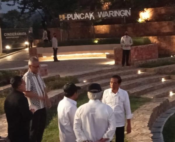 Tiba di Labuan Bajo, Presiden Jokowi Langsung Pantau Puncak Waringin