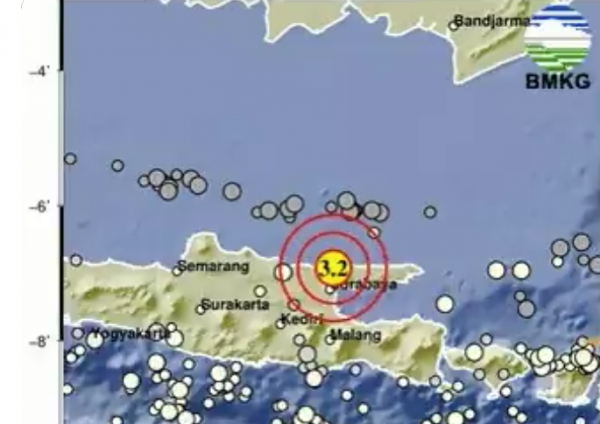 Gempa Terkini M3,2 Guncang Bangkalan Jatim