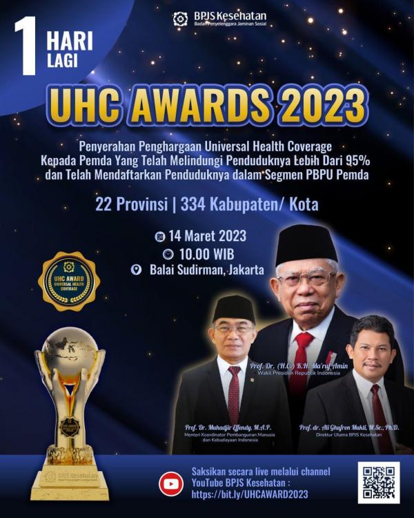 Berkat Akses Layanan Kesehatan yang Mudah, Pemkot Bima Raih Penghargaan UHC Award 2023