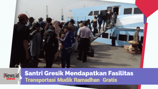 Jelang Ramadhan, Santri Gresik Mendapat Fasilitas Transportasi Mudik Gratis