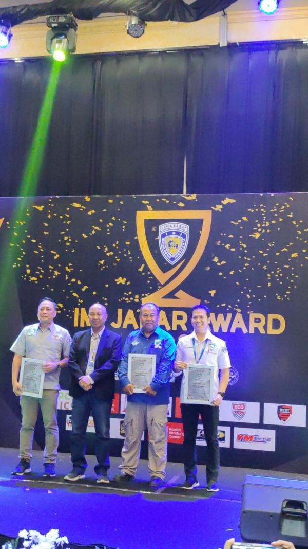 Juara Umum Berturut-turut di Ajang Porprov Jabar, IMI Kabupaten Bogor Raih IMI Award 2023