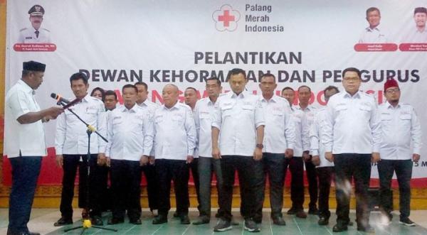 Asrizal Asnawi Resmi di Lantik Menjadi Ketua PMI Aceh Tamiang Periode 2023-2028