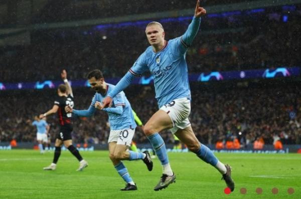 Erling Haaland 5 Gol, Manchester City Melaju Ke Perempat Final Liga Champions Eropa