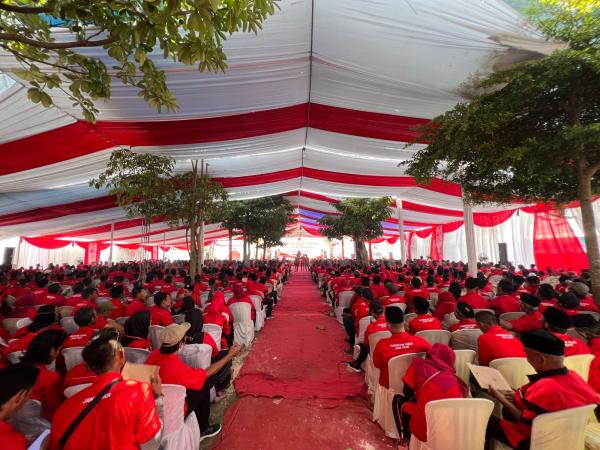 Konsolidasi Akbar PDI P Dapil IX Jatim Menuju Kemenangan Pemilu 2024