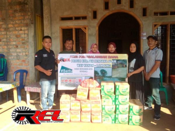 Komunitas Roda Empat Lampung Salurkan Bantuan Logistik untuk Korban Longsor di Banjit