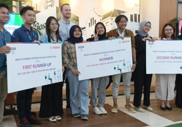 Bosch Umumkan Pemenang Kompetisi Desain Interior bagi Mahasiswa Jawa Timur, Ini Pemenangnya