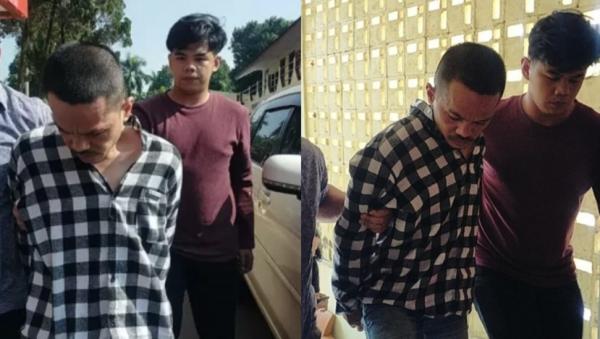 Begini Tampilan Pelaku Mutilasi Mayat dalam Koper di Tenjo Bogor Digelandang Polisi