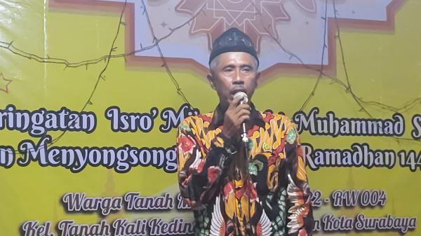 Bacaleg Golkar Hasan Arifin Hadiri Acara Isra Miraj Warga Kali Kedinding Surabaya