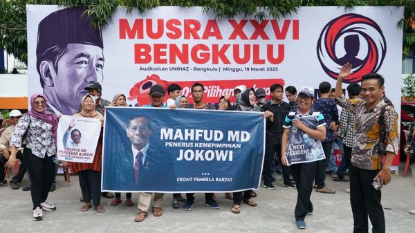 Mahfud MD Idola Capres-cawapres Musra di Bengkulu