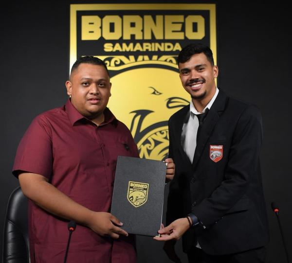 Borneo FC Perpanjang Kontrak Penyerang asal Brasil Matheus Pato
